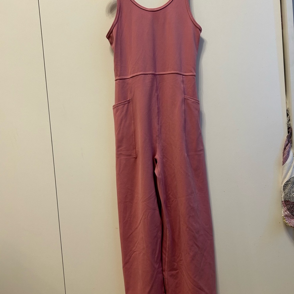 Athleta Girl Pink Jumpsuit
